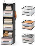 6-Shelf Hanging Closet Organizer by BIEBOS