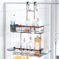 Over the Door Shower Caddy Hanging: No Drill Rustproof Shower Organizer by Aitatty