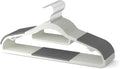 20 Pack Heavy Duty Plastic Hangers, Non Slip Clothes Hangers by MLKJHHI
