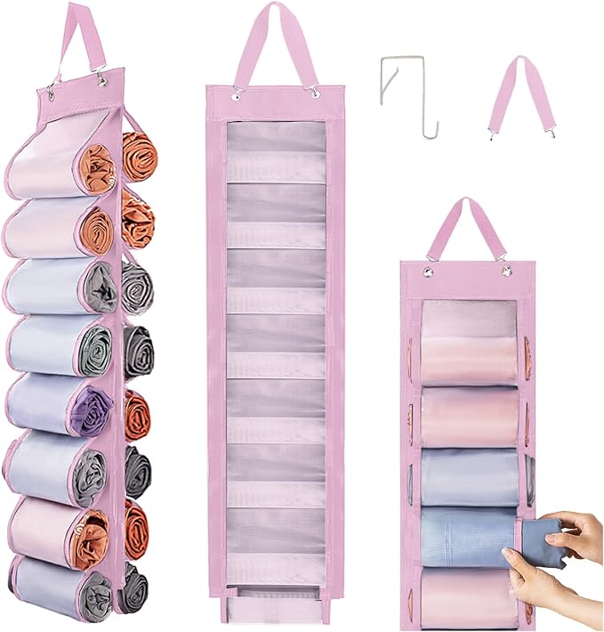 DHSFKBE Legging Organizer Storage, T Shirt Organizer, Foldable Hanging Closet by DHSFKBE