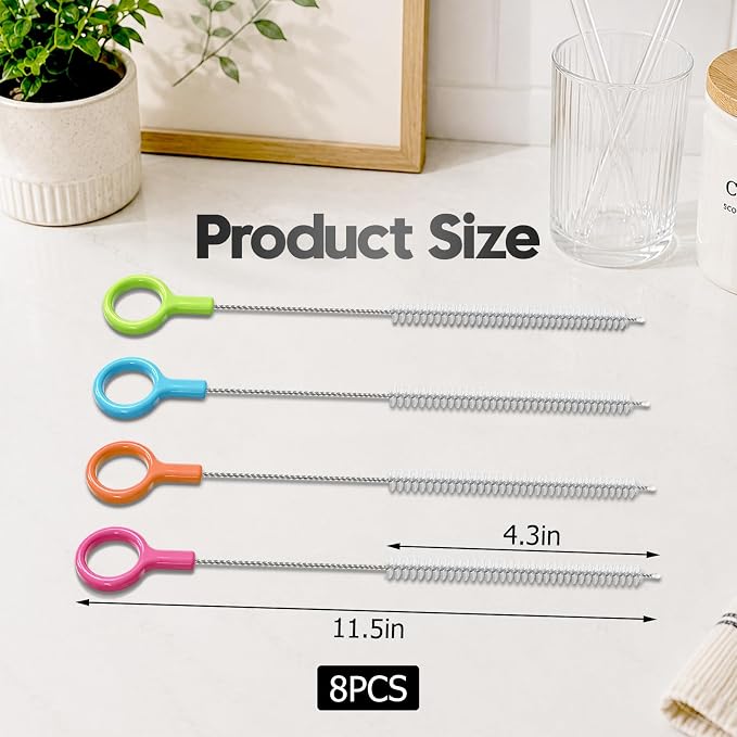 AONEZ Straw Cleaner Brush Set - Image 2