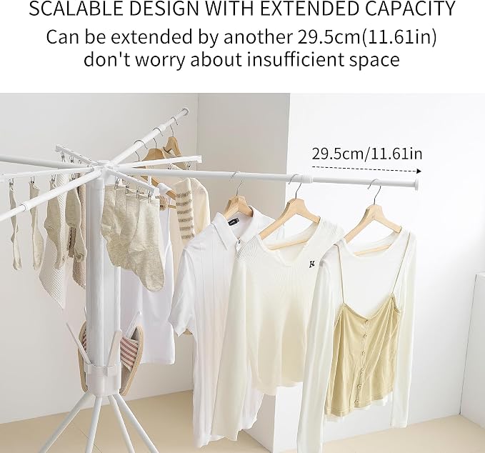 RFOUO Foldable Clothes Drying Rack - Image 3