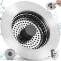 All Metal Sink Drain Strainer for Kitchen Sink, Universal Fit by Greatcomfortathome