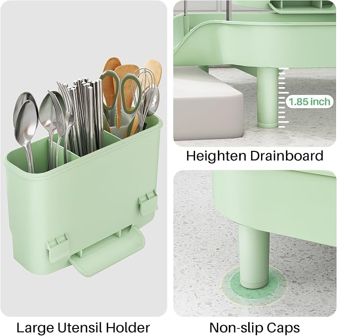 SAYZH Expandable Dish Drying Rack - Image 8