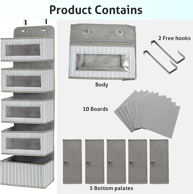 Over the Door Hanging Organizer - Image 6