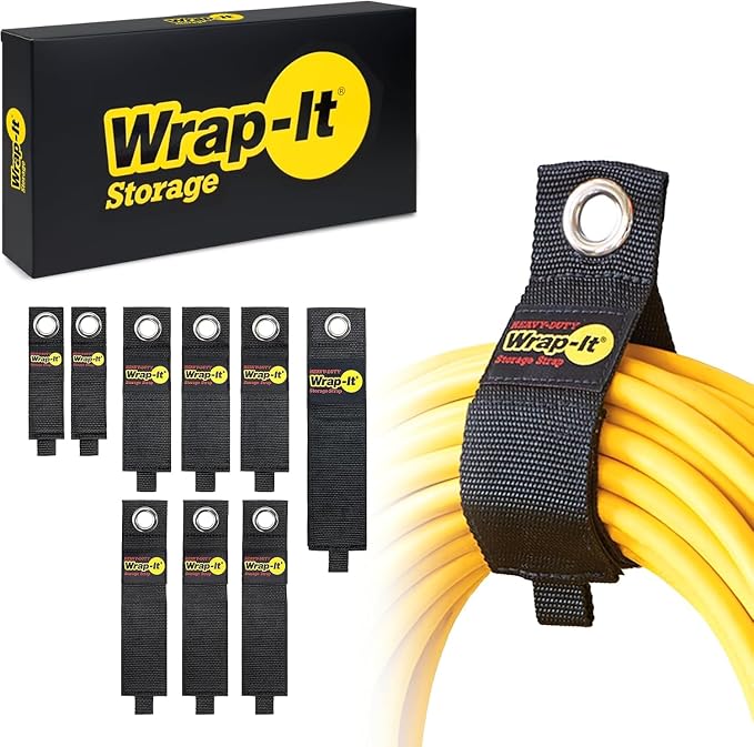 Heavy-Duty Wrap-It Storage Straps, Cable Straps by Wrap-ItStorage
