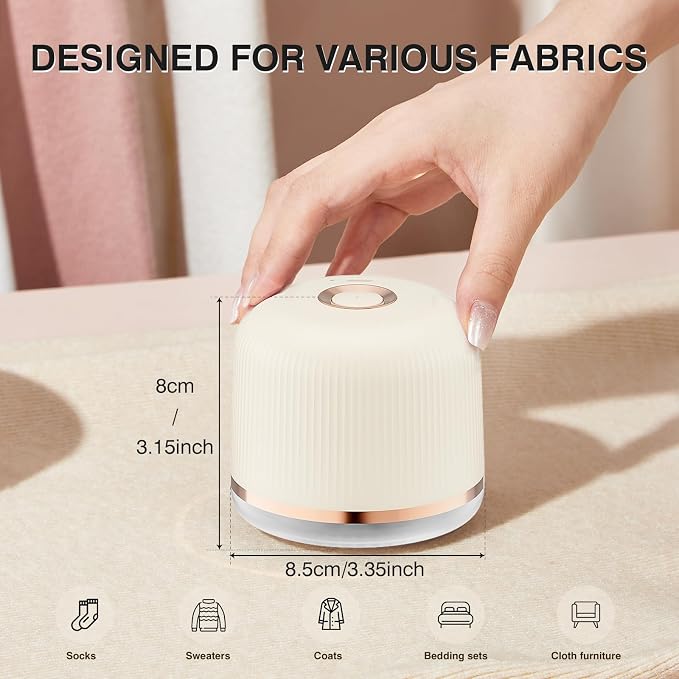 Fabric Shaver, Lint Remover Rechargeable, Electric Portable Sweater Shavers to - Image 2