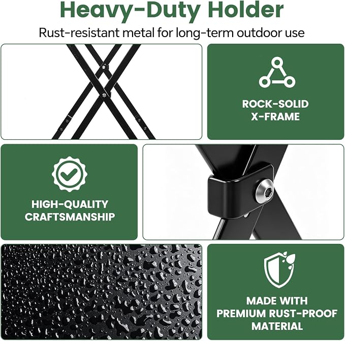 Heavy Duty Leaf Bag Holder Stand - Image 7