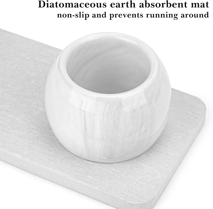 2 Pack Ceramic Toothbrush Holder - Image 4