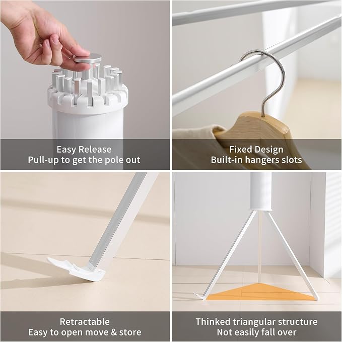 RFOUO Foldable Clothes Drying Rack Tripod - Image 5