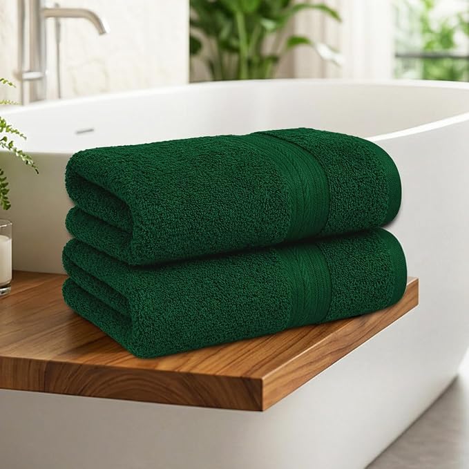 Ample Decor 100% Cotton Hand Towels 18 x 28 Inches, 600 GSM, Soft & Absorbent - Image 2