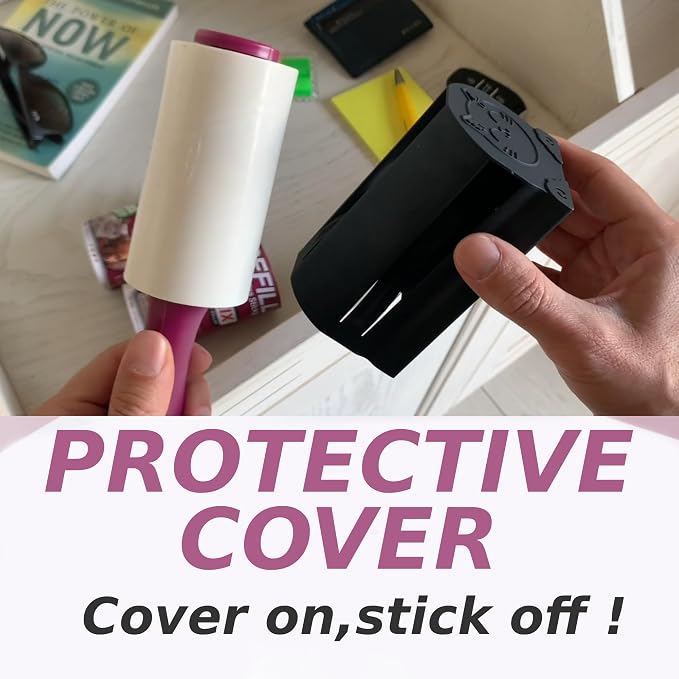 Lint Rollers for Pet Hair Extra Sticky, Special Cover Design Black Dog - Image 2