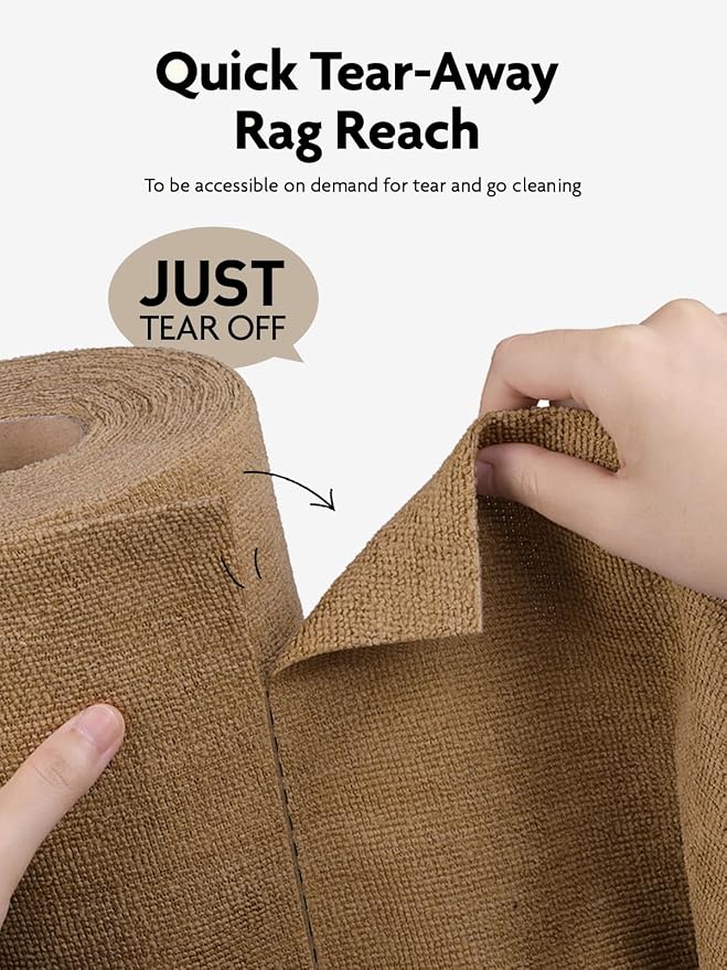 Fantasticlean Microfiber Cleaning Cloth Roll- 40 Sheets, Tear-away Microfiber - Image 5