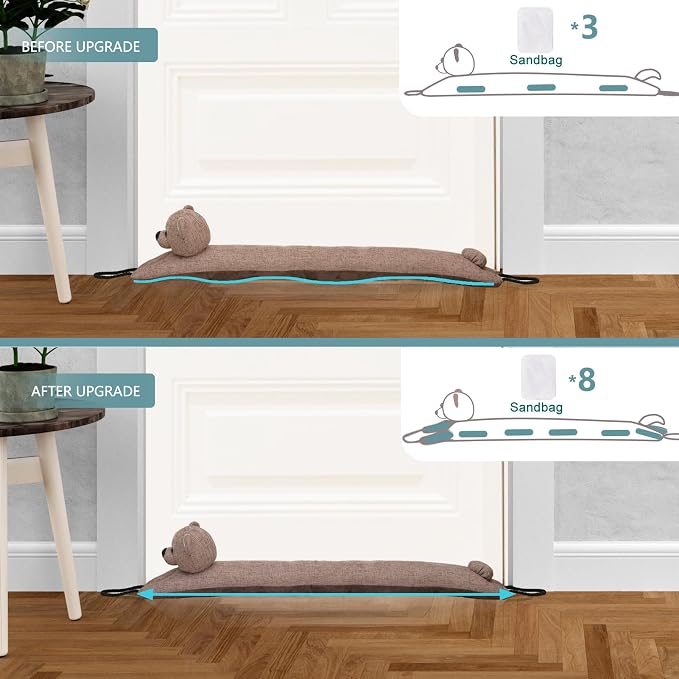 Under Door Draft Stopper Decorative Wind Stopper 42 inch - Image 3