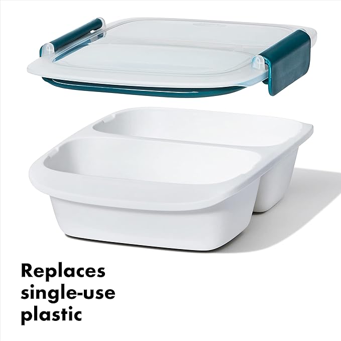 OXO Good Grips Prep & Go Leakproof 2 Cup Divided Container