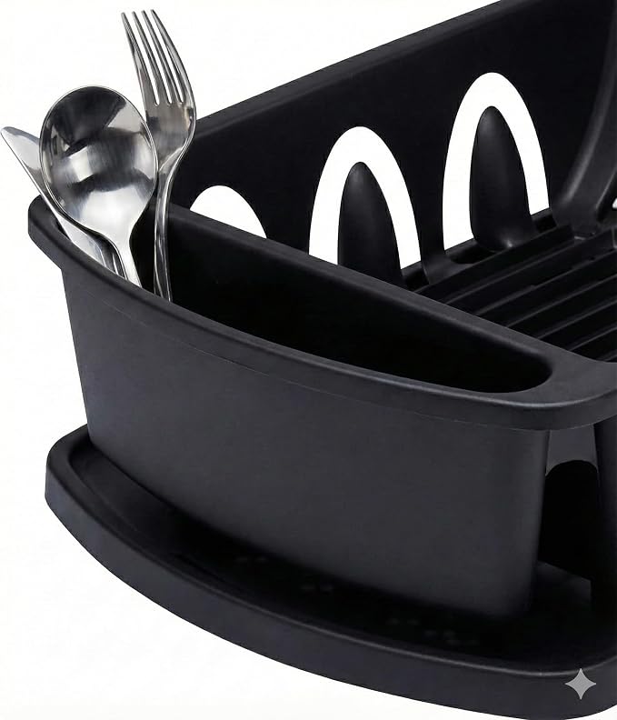 Tribello Sink Dish Drying Rack, Heavy Duty Hard Plastic Drying Rack, Dish - Image 5