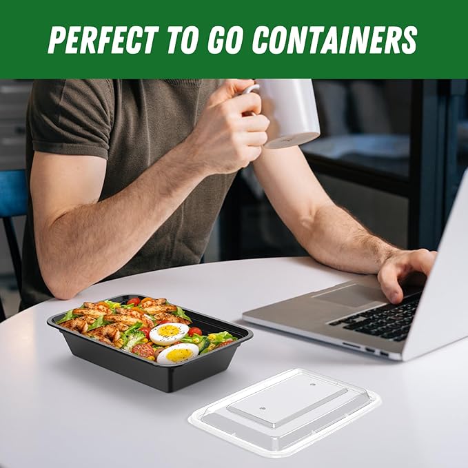 50 Pack 32 oz Meal Prep Containers - Image 7