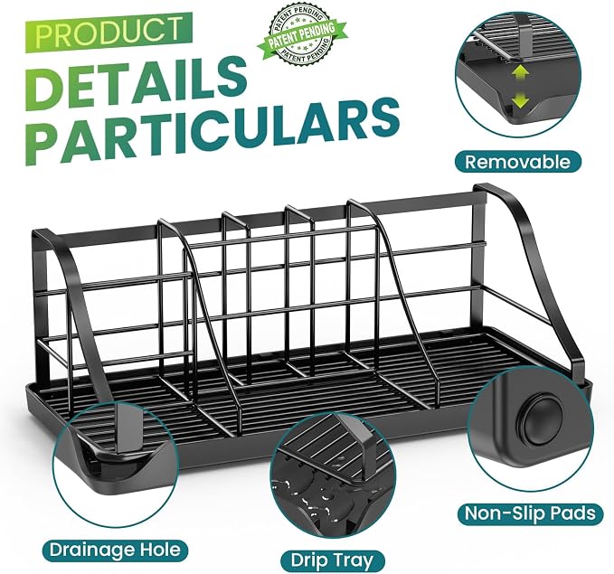 Bathroom Organizers and Storage, 7 Slots, Kids Electric Toothbrush Holders | - Image 3