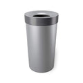 Umbra Vento Kitchen Trash Can, Open Top Bin, 16.5 Gallon, bag concealing design by Umbra