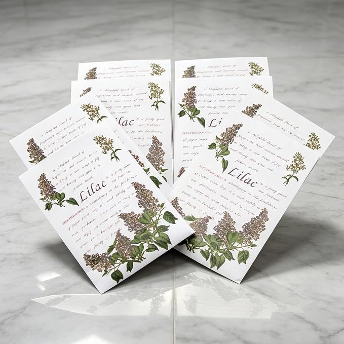 Fragrance Scented Sachets for Drawers and Closets Lilac 12pcs - Image 5