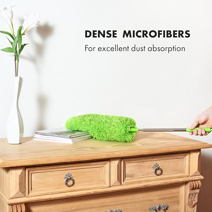 GÜTEWERK Extendable Microfiber Feather Duster, Feather Dusters - Image 2