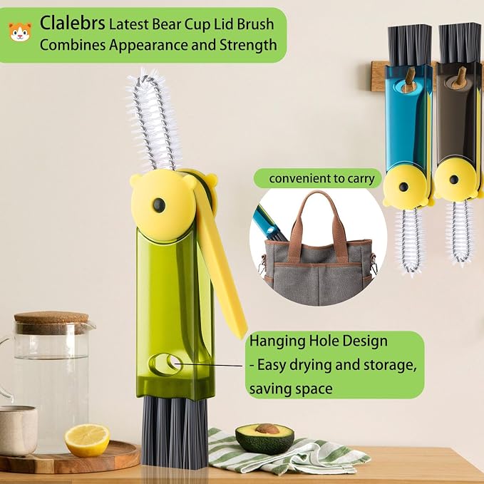 3 in 1 Cup Lid Cleaning Brush - Image 5