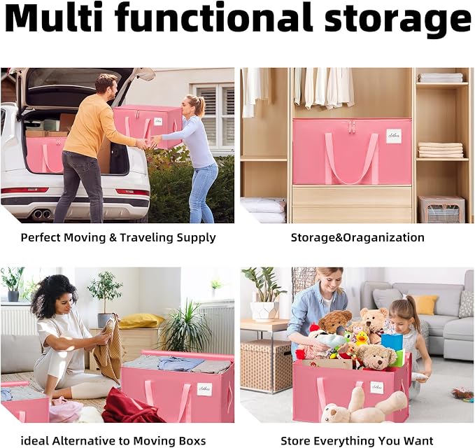 Moving Bags Heavy Duty Bubblegum Pink – Large Packing Bags - Image 2