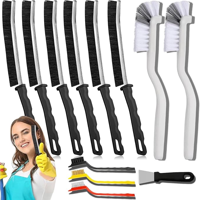 Crevice Cleaning Brush, Tight Spaces & More 12pcs by AUDELN