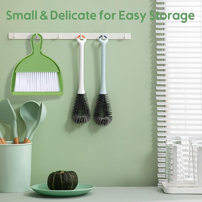 THINKLEARN 2PCS Small Dust Pan and Brush Set - Image 7