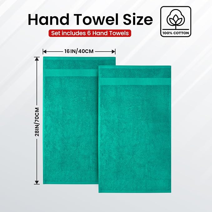 Infinitee Xclusives 100% Cotton Hand Towels - Image 3