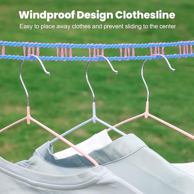 3-Pack Windproof Clothesline - Image 2