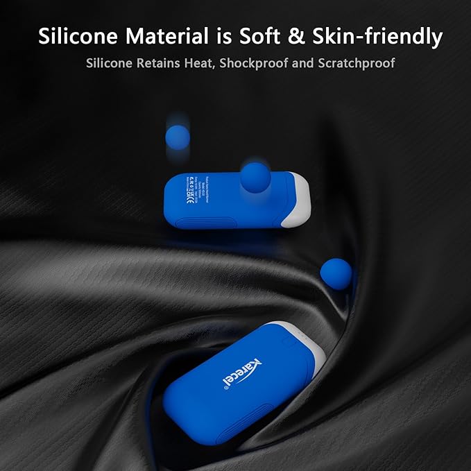 Karecel Heat-Conducting Silicone Rechargeable Hand Warmers 2 Pack, 10,000mAh Double-Sided Heating USB Electric Hand Warmers, Portable Pocket Heated Handwarmers, Hunting Essentials, Men Women Gifts