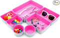 Welaxy Drawer organizer bins felt tray desk storage dividers 7pc Hot pink by Welaxy