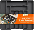 Lifewit Expandable Silverware Drawer Organizer, Kitchen Utensil Tray | BPA-free by Lifewit
