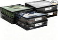 Plastic Storage Bags with Easy-Glide Zipper, Durable Clear Vinyl Zippered by Kikerike