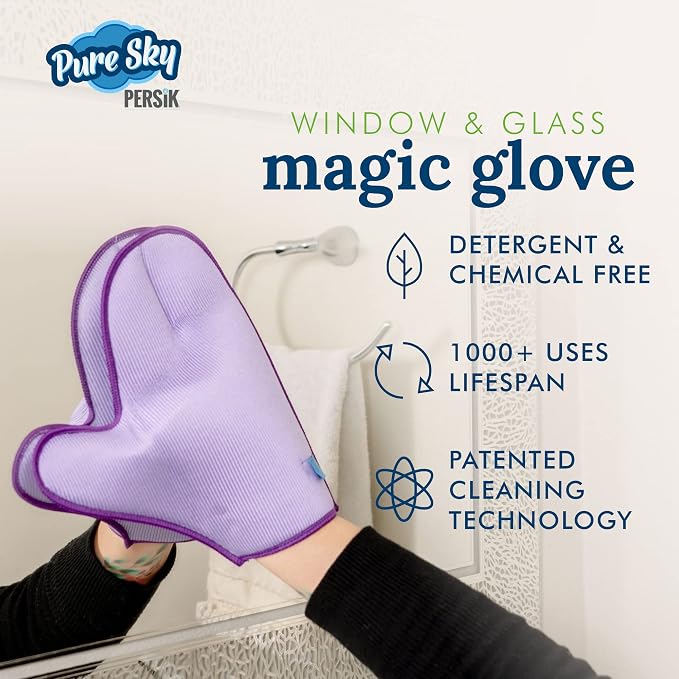 persik Pure-Sky Microfiber Glass Cleaning Glove - Image 3