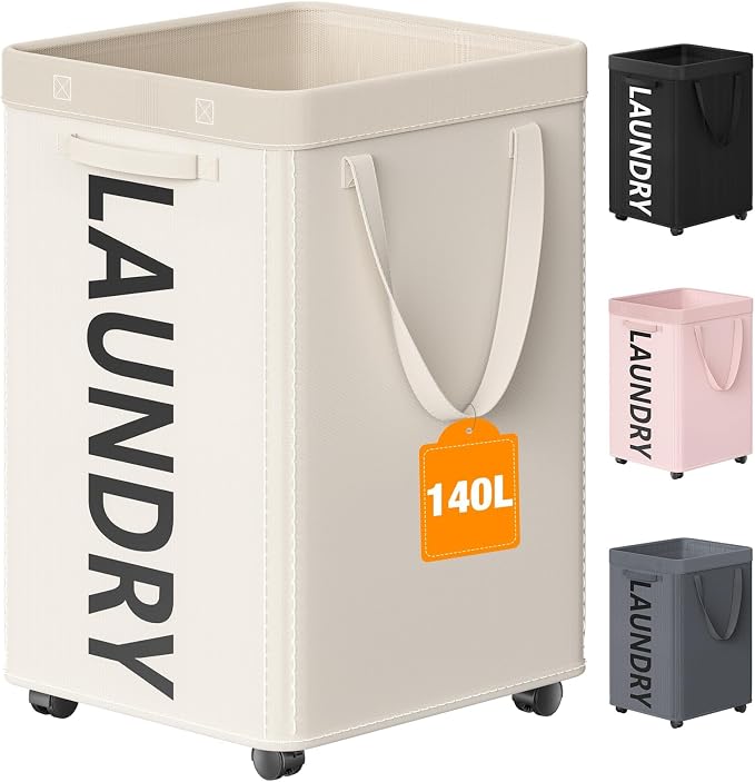 Optish 140L Extra Large Laundry Basket by Optish