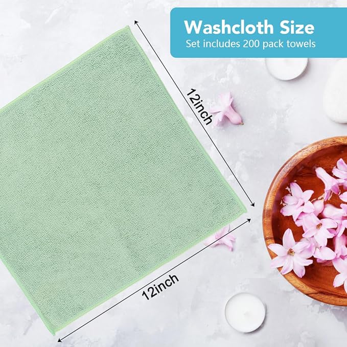 Orighty Microfiber Washcloths 800 Pack, Highly Absorbent and Soft Feel Face - Image 4