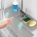 17.7'' Faucet Mat for Kitchen Sink Kitchen Sink Splash Guard Silicone Kitchen by Snoquir