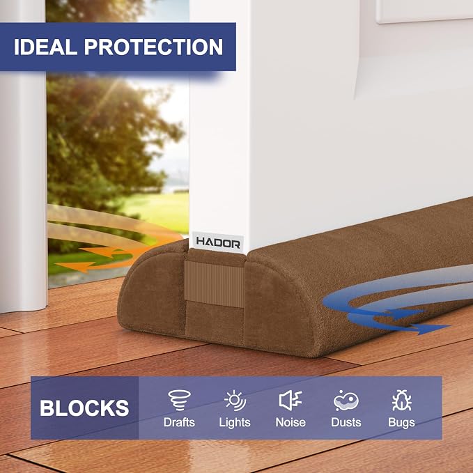 HADOR Door Draft Stopper for Bottom of Door, Adjustable 36 Inch, Double-Sided - Image 4