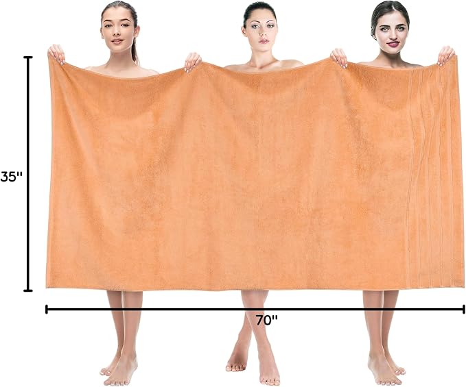 American Soft Linen 100% Cotton Luxury Turkish Towels, 35x70 XL Bath Sheet | - Image 9