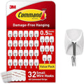 Command Small Wire Toggle Hooks, and 48 Strips, Damage Free Hanging Wall Hooks by Unknown