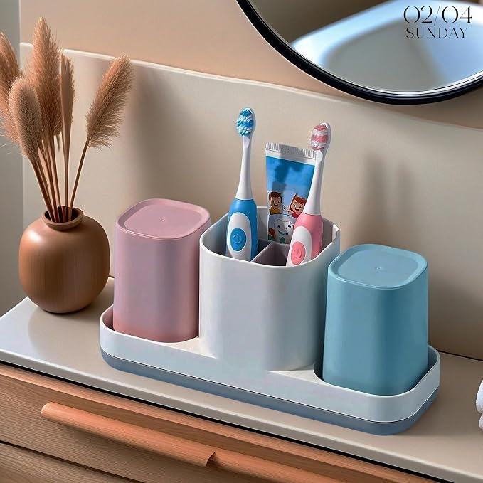 Toothbrush Holder for Bathroom, Kids Toothbrush Holder - Image 4