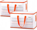 KYODOLED 2-Pack Clear Moving Bags Heavy Duty Extra Large, Storage Totes | by KYODOLED