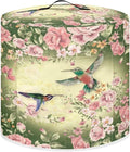 Flashideas Hummingbird Flower Pressure Cooker Cover for Women Insulated Rice Cooker Cover with Easy to Clean Lining Waterproof Dust Cover with Pockets for Instant Pot 6 Quart Appliance Cover