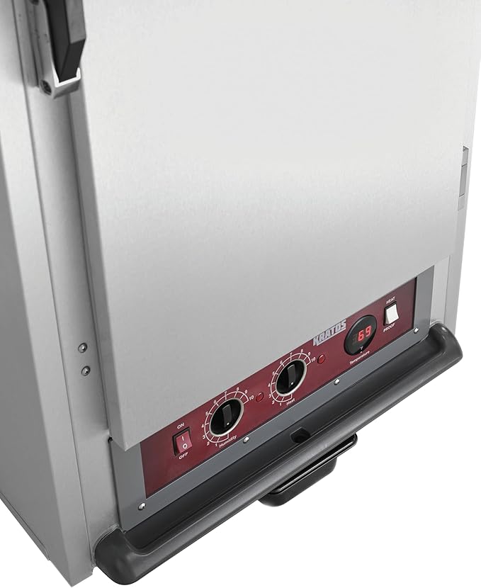 Kratos Premium Full Size Universal Insulated Commercial Holding and Proofing Cabinet, Holds Sheet Pans and Food Pans, Solid Door, 120V, 2000W (28W-236)