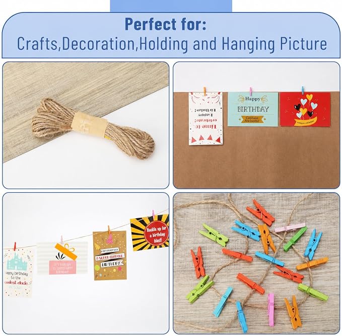 Mr. Pen- Mini Wooden Clothes Pins - Image 5