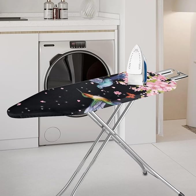 Hummingbird Ironing Board Cover and Pad 15x54 Inch Heavy Duty Iron Cover - Image 2