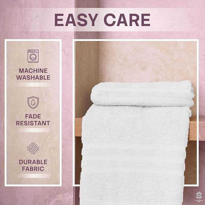 CORE 4-Piece Cotton Hand Towels - Image 7