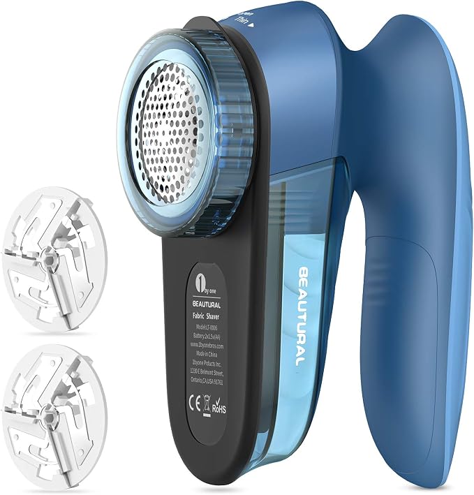 BEAUTURAL Fabric Shaver and Lint Remover, Portable Sweater Defuzzer | Battery by BEAUTURAL